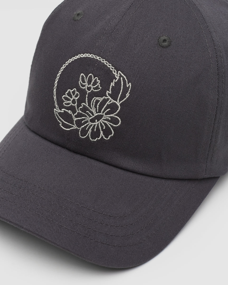 Daisy Embroidery Peak Hat - Image 2