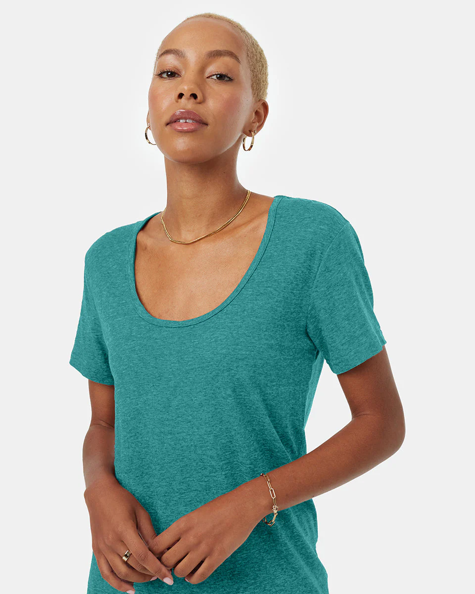 Hemp Scoop Neck T-Shirt - Image 4