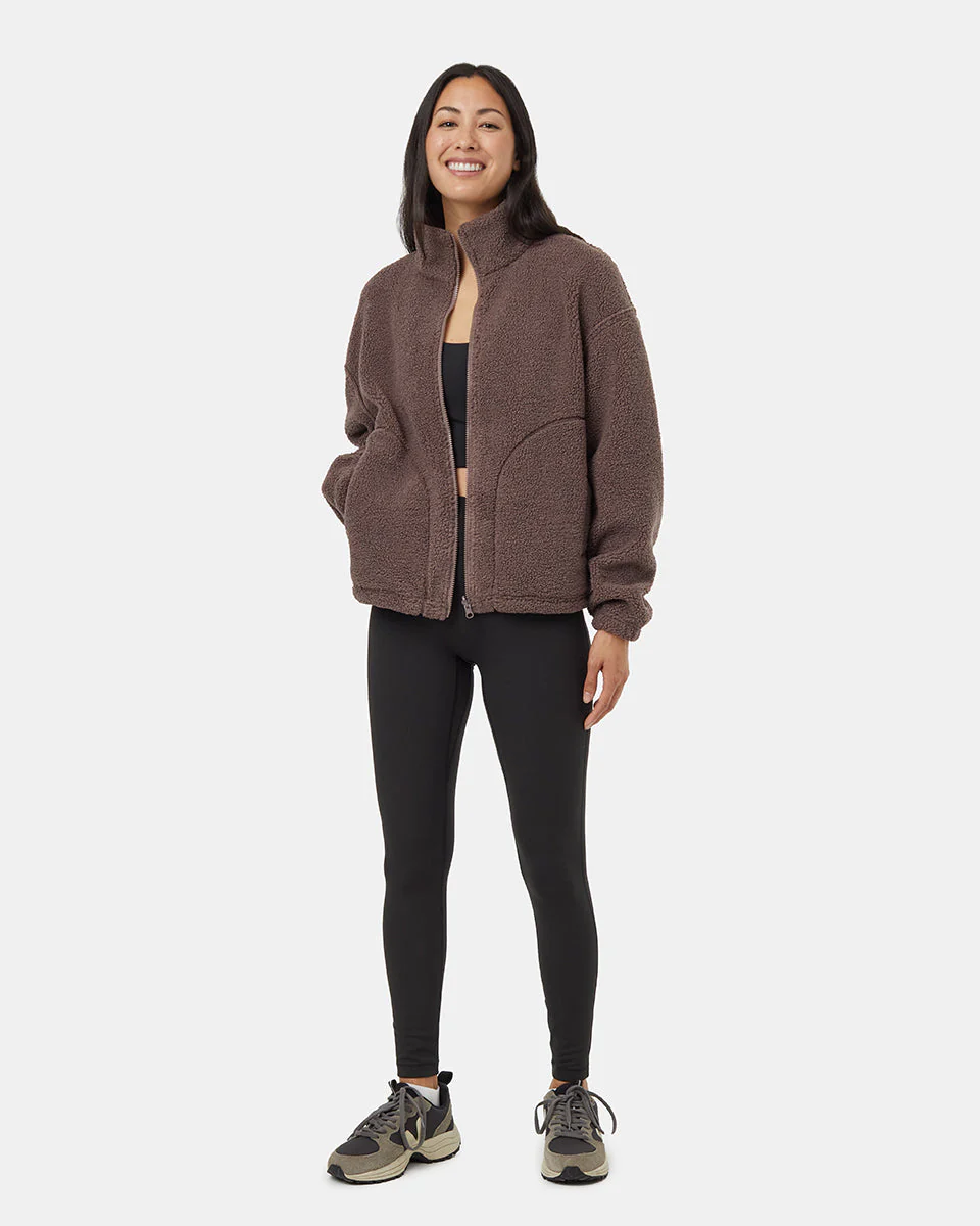 Recycled Boucle Reversible Full Zip - Image 3