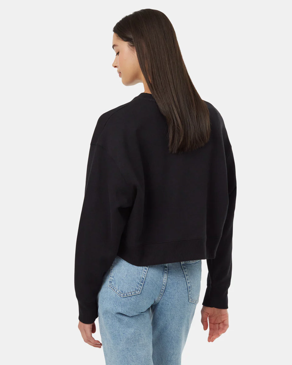 TreeFleece Oversized Cropped Crew - Image 3