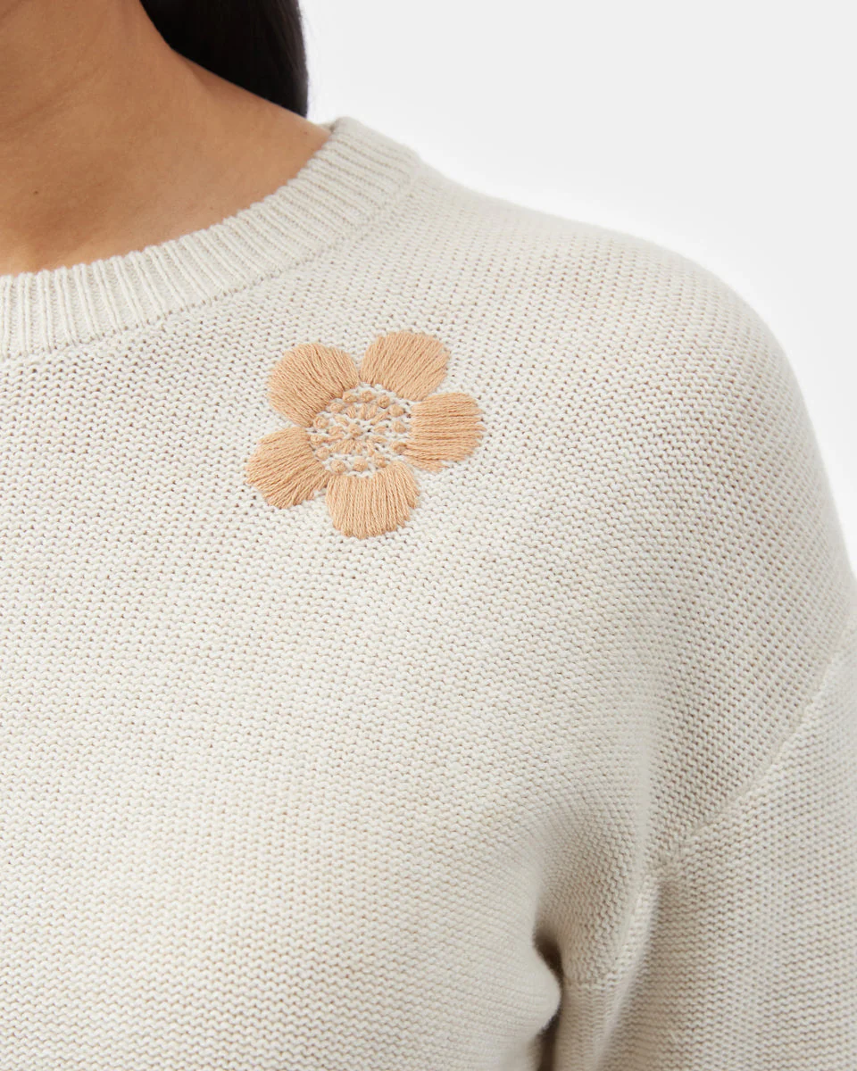 Embroidered Crew Sweater - Image 5