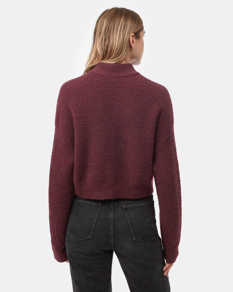 Highline Fuzzy Cable Sleeve Sweater - Image 3