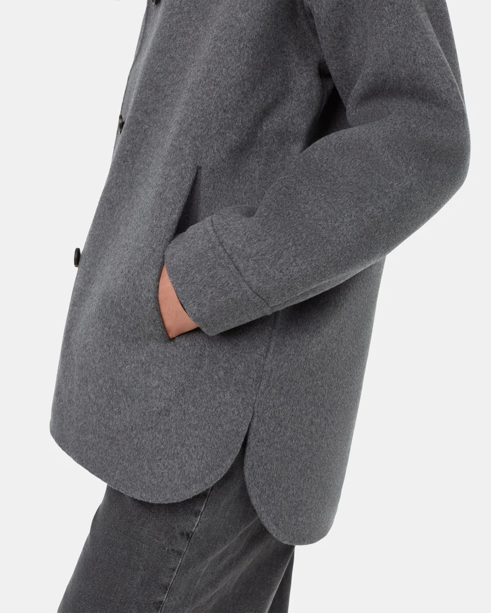 Wool Button Front Coat - Image 5
